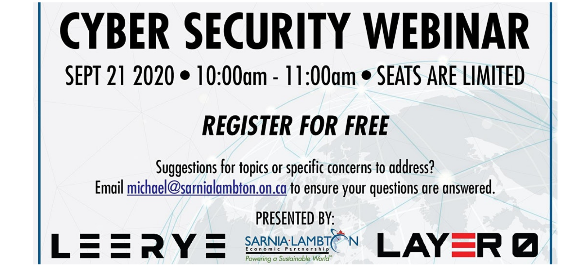 Cyber Security Webinar Presented By Leereye And Layer0 Security Inc London Economic 3787